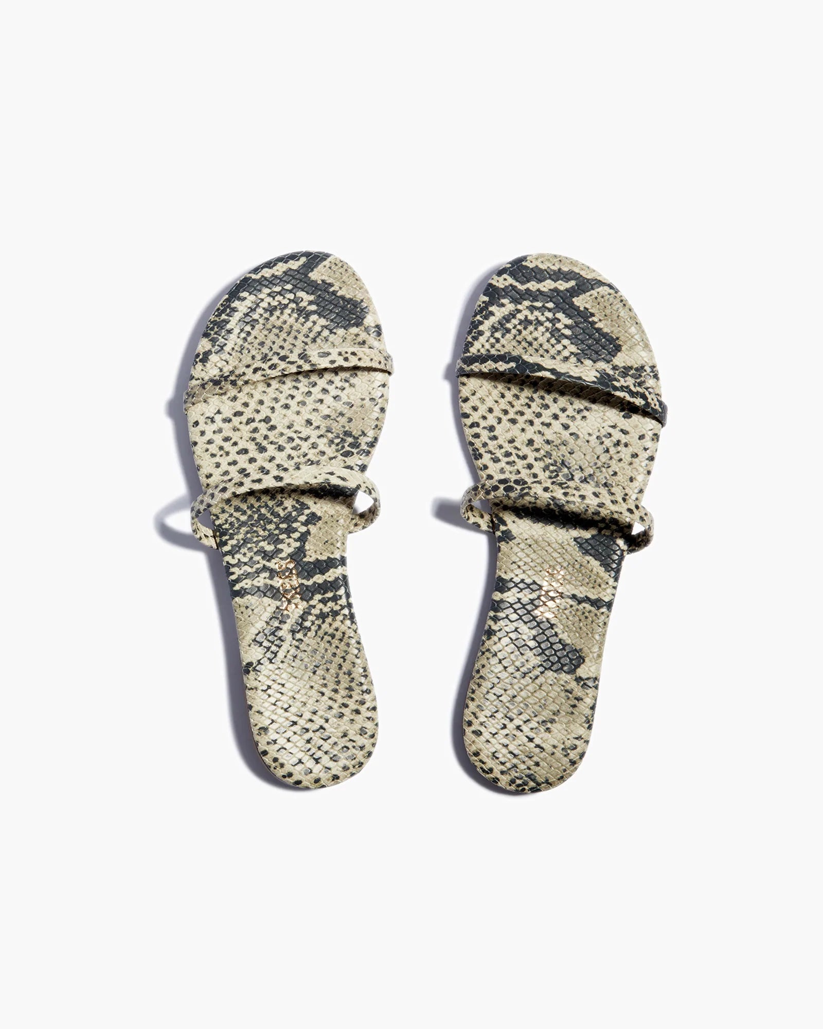 TKEES Gemma Vegan Animal Women's's's's's's's's's's's's's's's's's's's's's's Sandals Brown Snake | KBW-685321